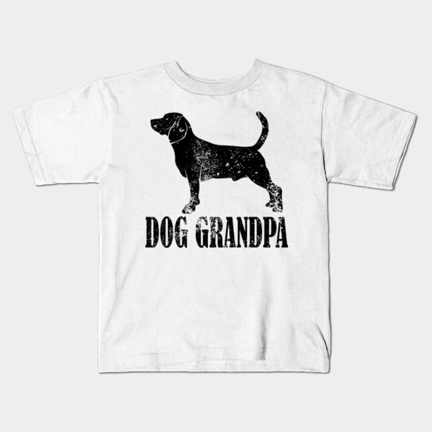 Beagles Dog Grandpa Kids T-Shirt by AstridLdenOs